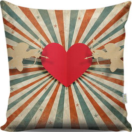 Aberto Design Cojín Multicolor 43 x 43 cm